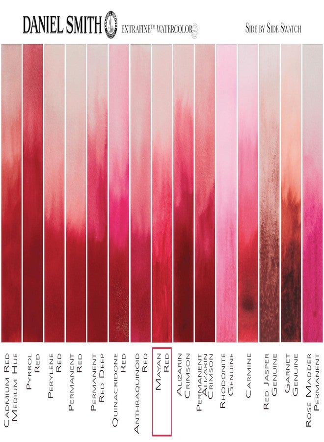 Daniel Smith Extra Fine Watercolor 15ml Paint Tube, Mayan Red - Image 4